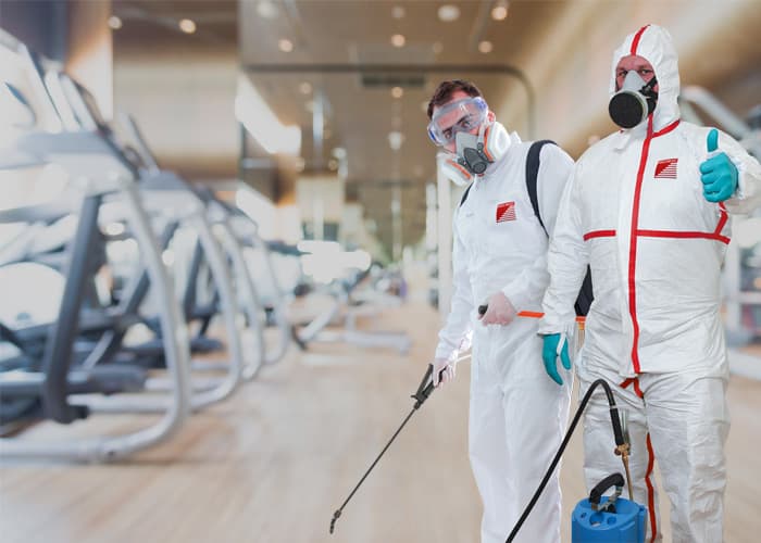 Проведение очистки и дезинфекции систем вентиляции в фитнес-клубе в Серпухове